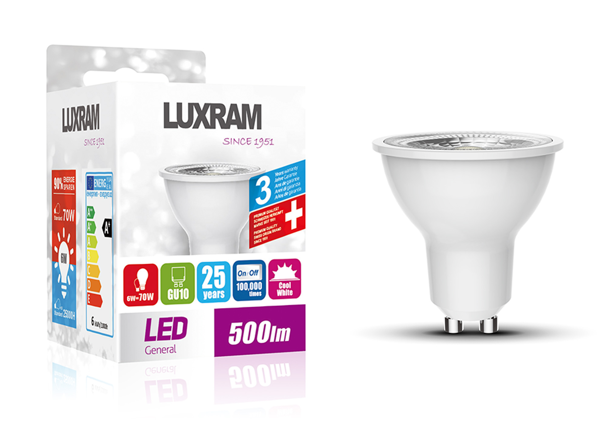 Focus LED LED Lamps Luxram Spot Lamps